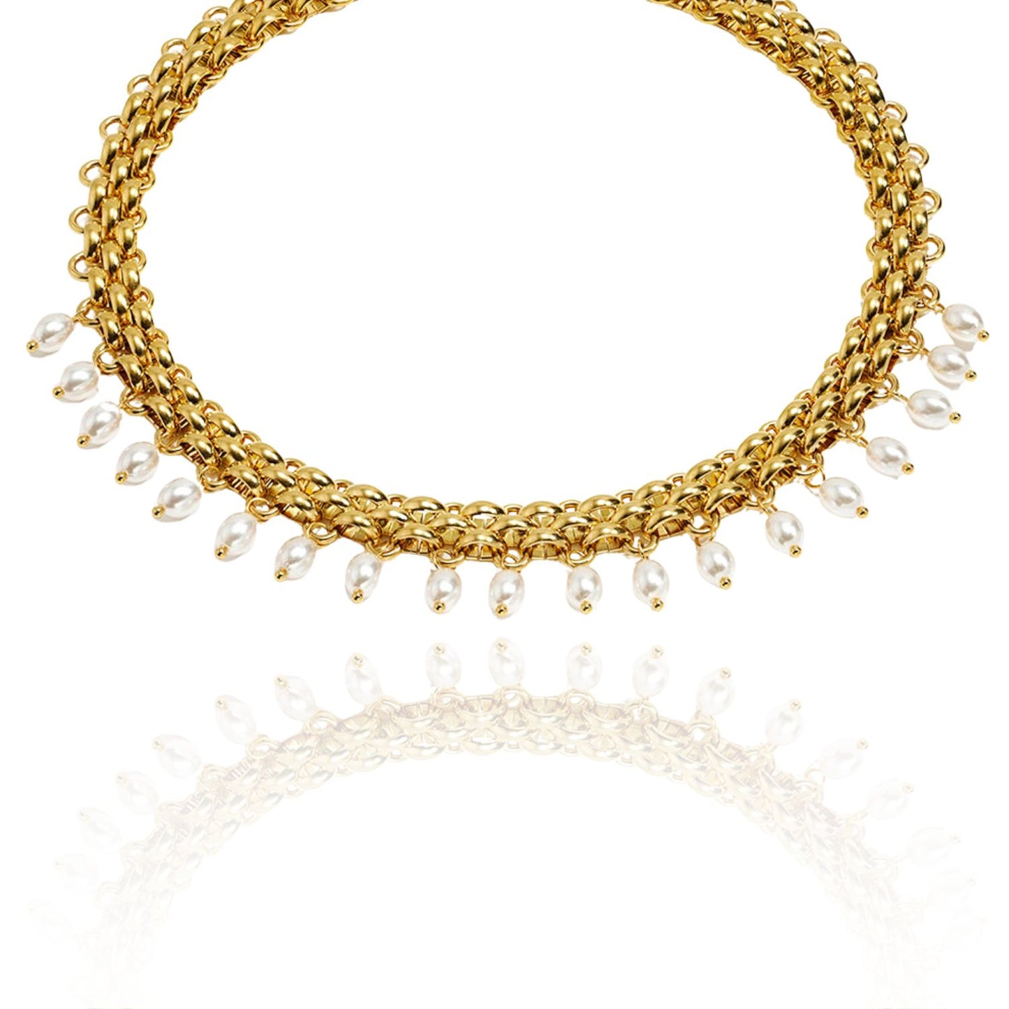 Harlow Pearl Mini Necklace