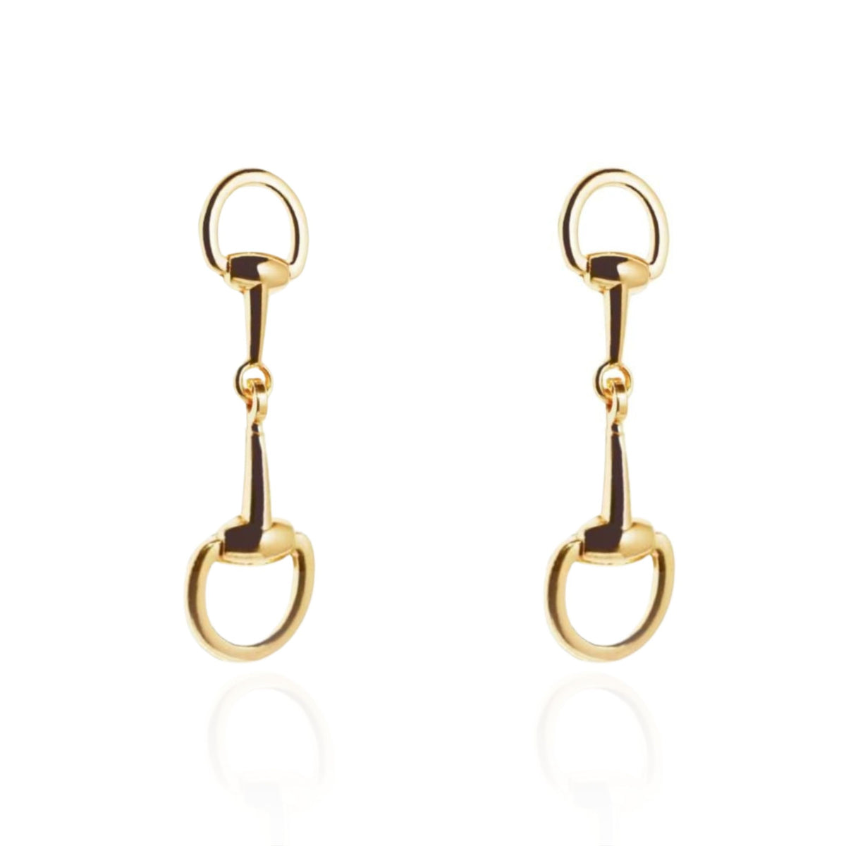 Bella Horsebit Stud Earrings