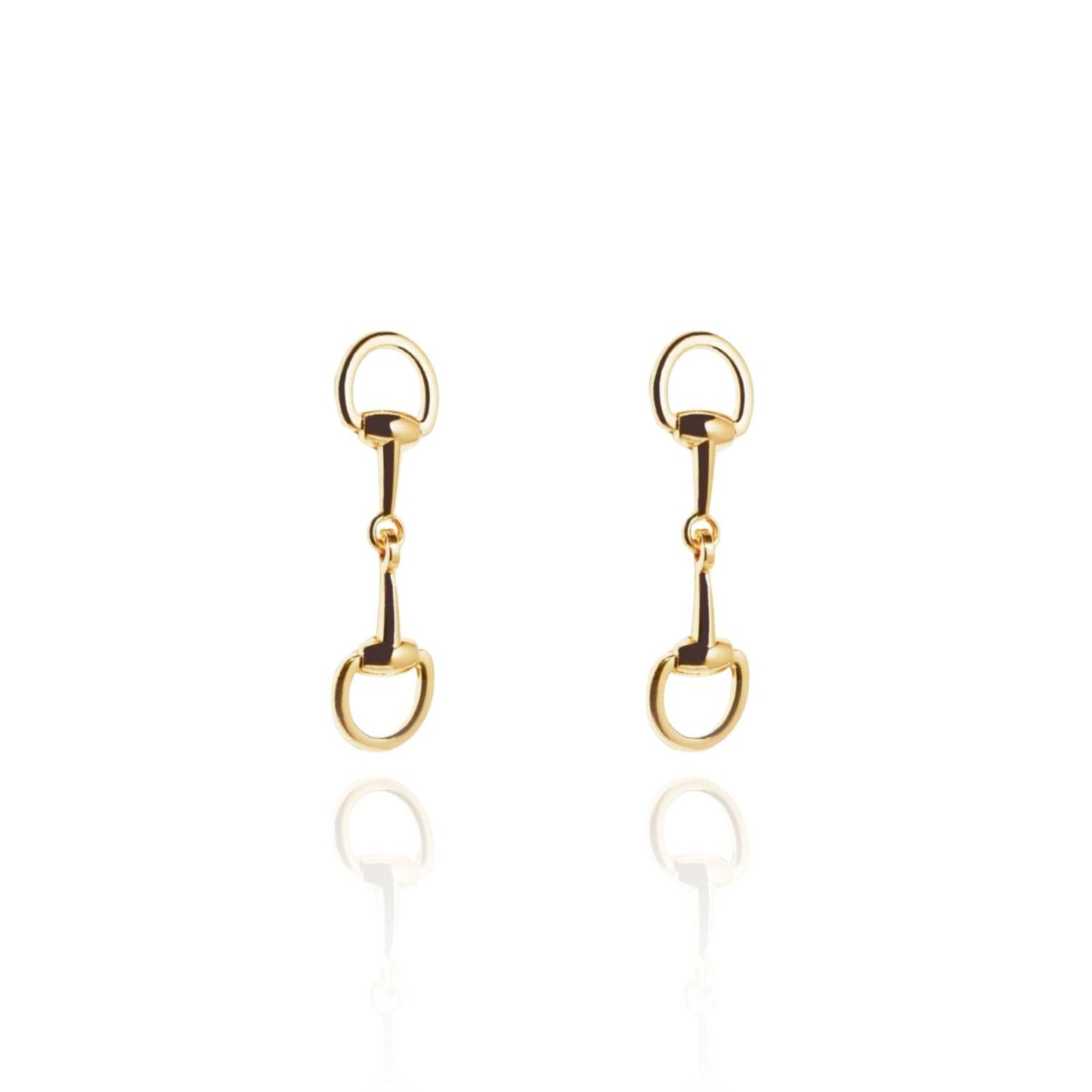 Bella Horsebit Stud Earrings