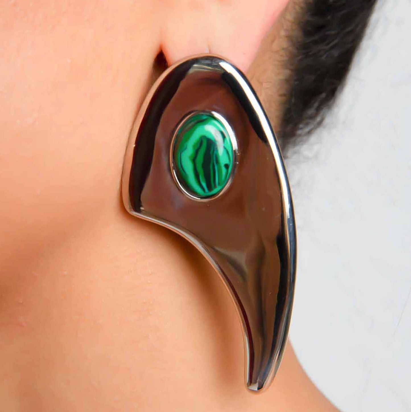 Chandler Silver Earring
