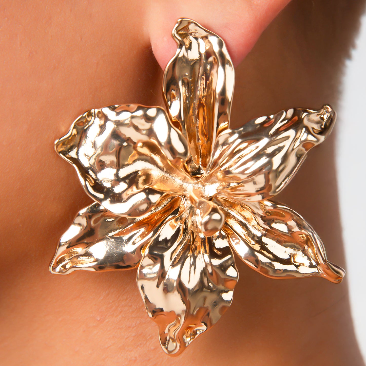 Marigold Flower Earrings