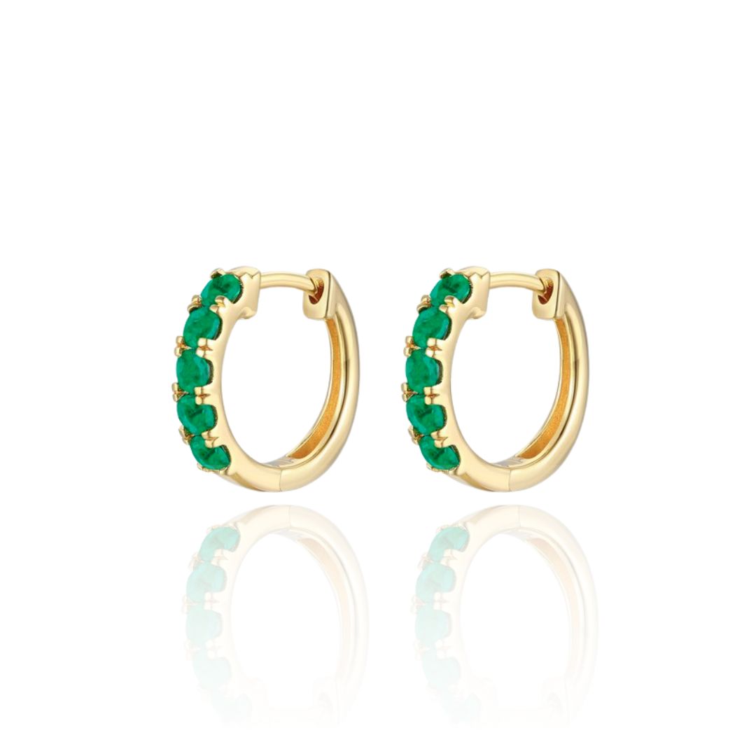 Kelly CZ Hoop Earrings