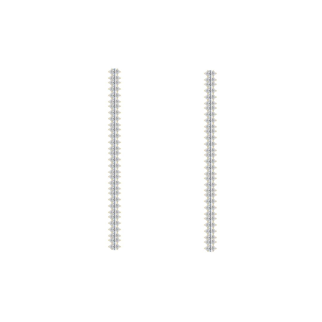 Marquee Crystal Drop Earrings