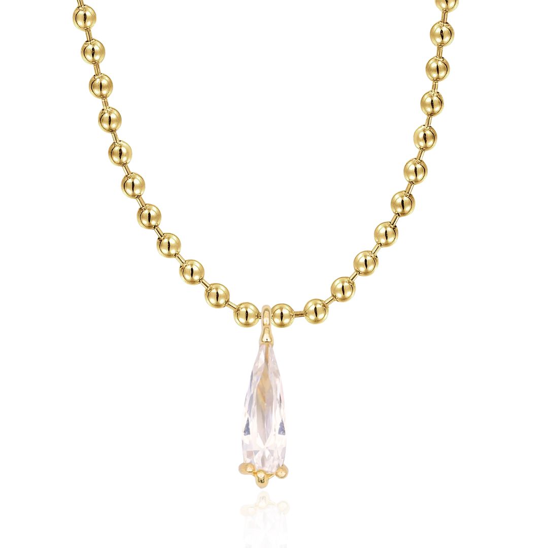 Crystal Drop Necklace