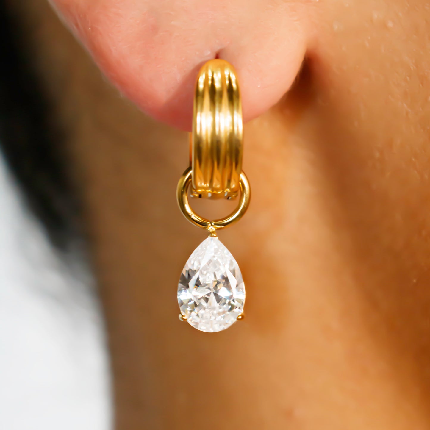 Olivia Pear Earrings