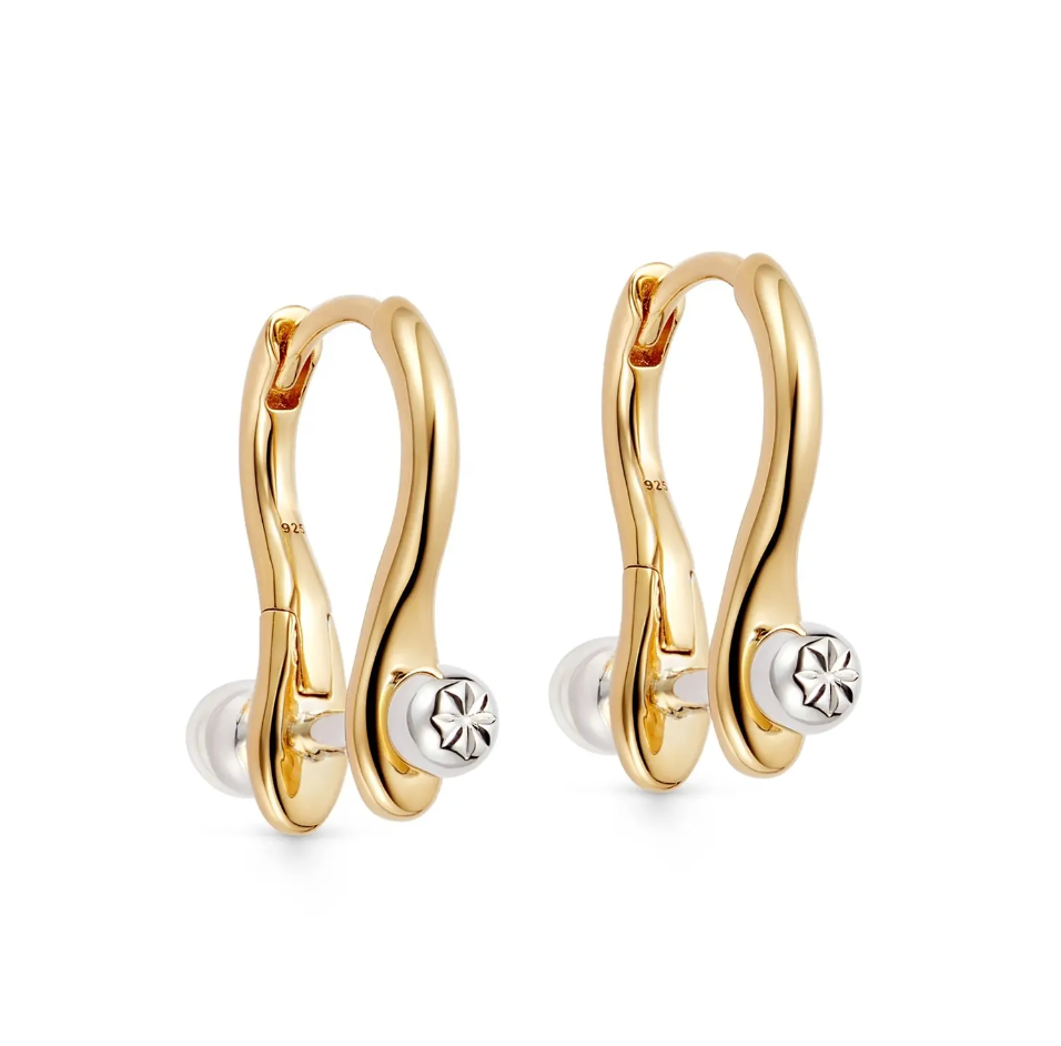 Maddi Two-Tone Earrings