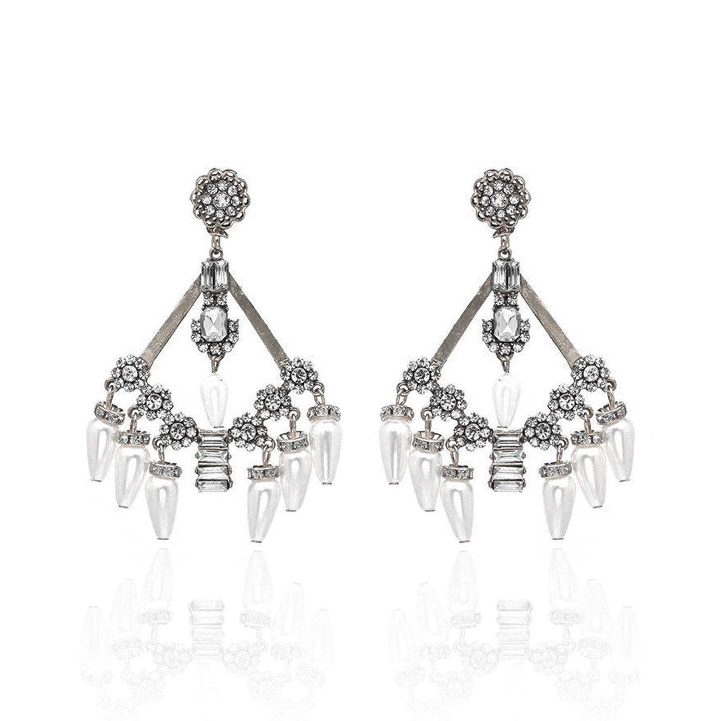 Monroe Silver Earrings