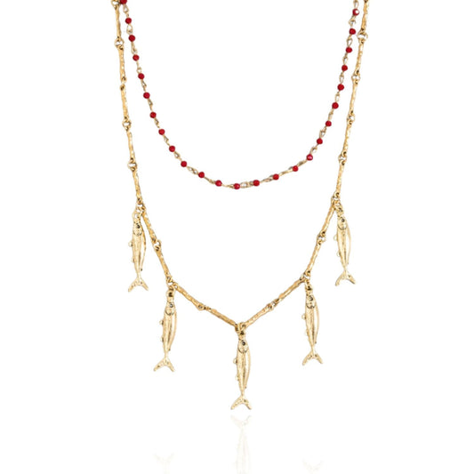 Goldie Fish Necklace