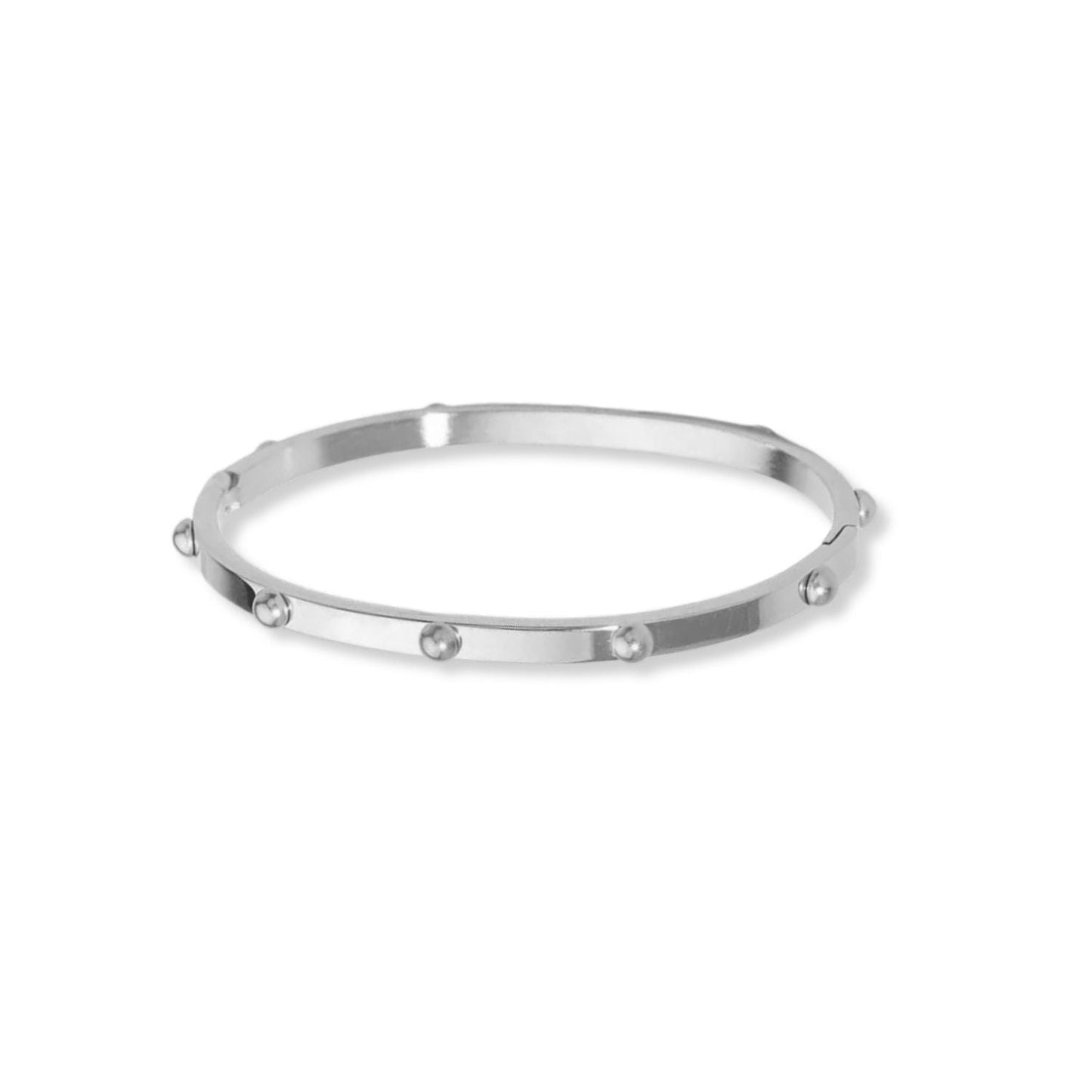 Allie Bubble Cuff Silver Bracelet