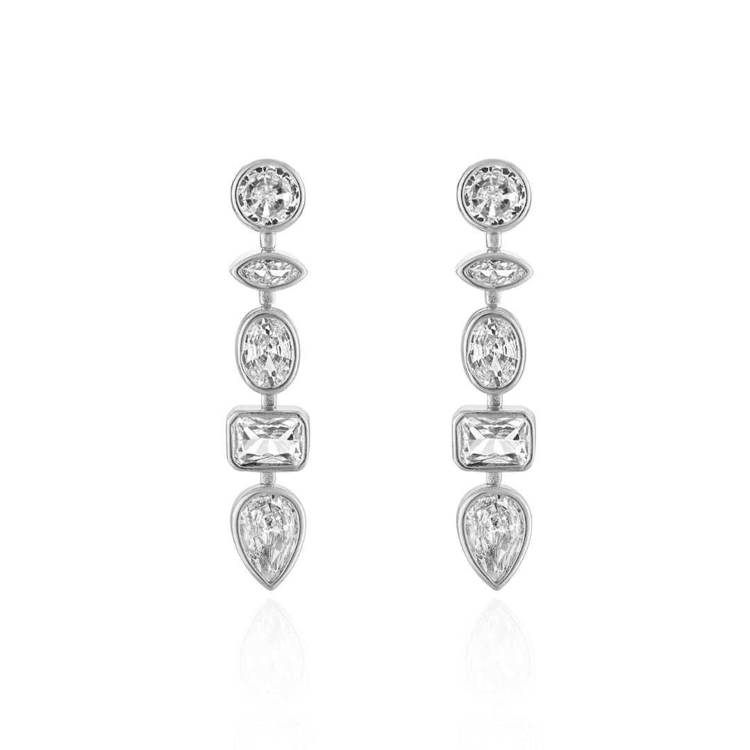 The Vic Silver Earrings