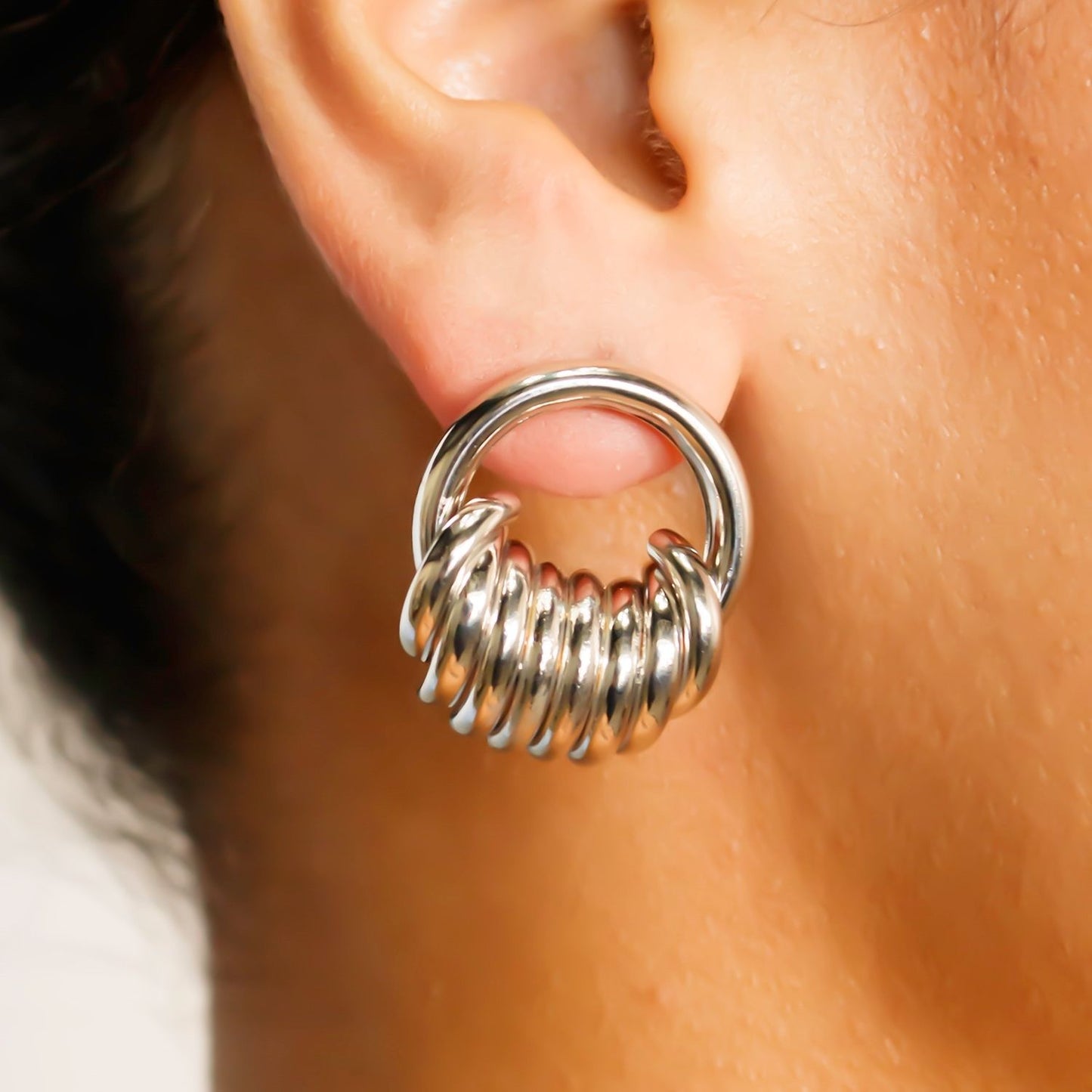 Rhea Silver Earrings