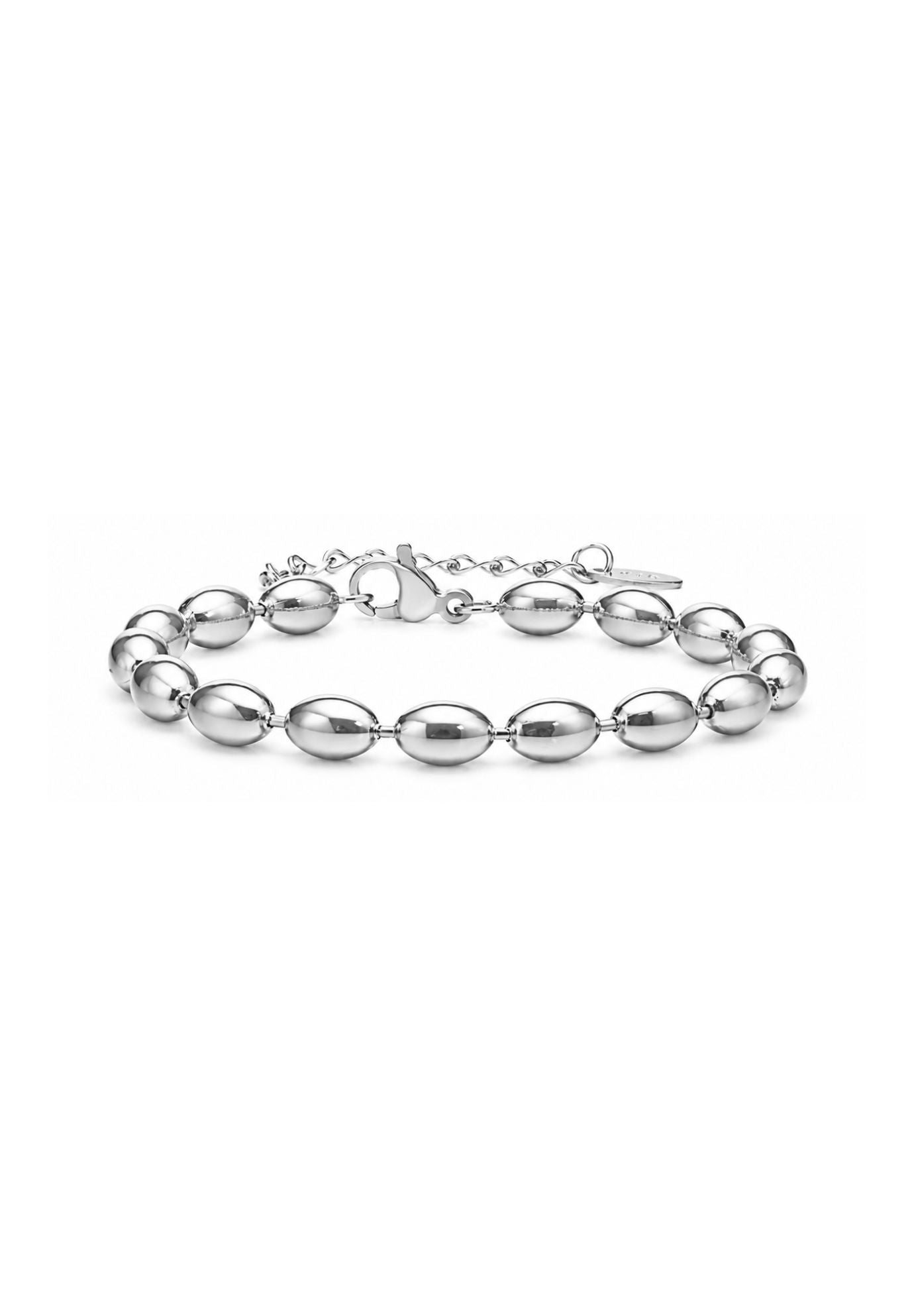 Large Bubble Silver Bracelet