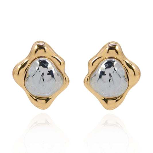 Naomi Two-Tone Earrings