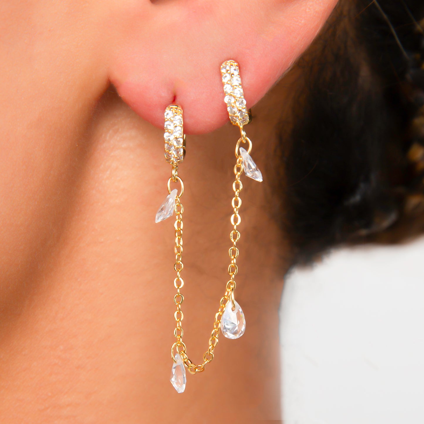 Corin Double Pierced Earring