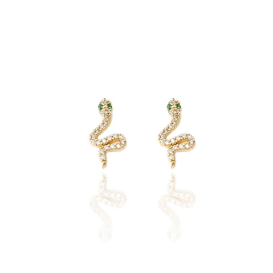 Syra Snake Stud Earrings