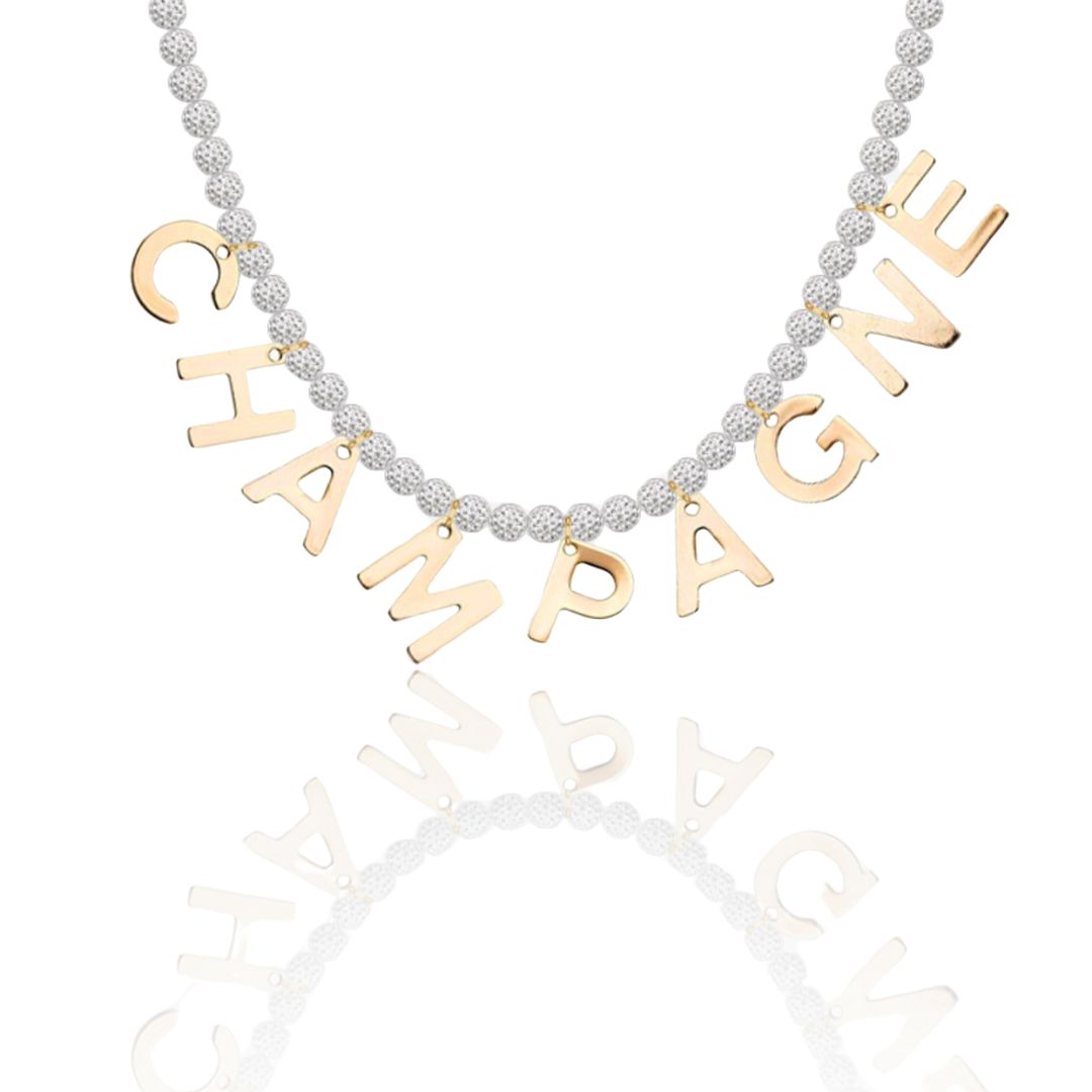 Crystal Champagne Necklace