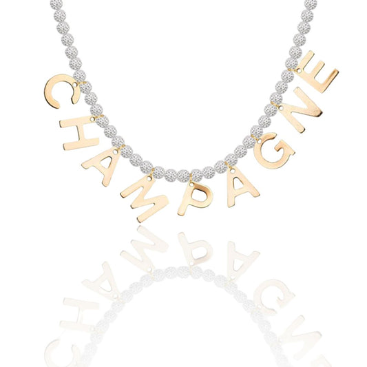 Crystal Champagne Necklace