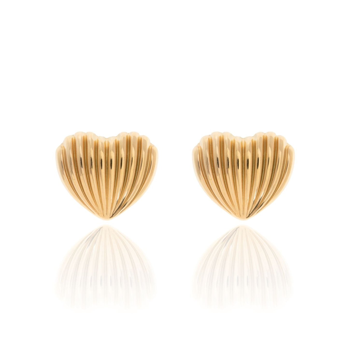 Davina Heart Studs