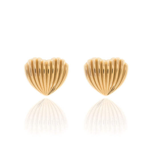 Davina Heart Studs