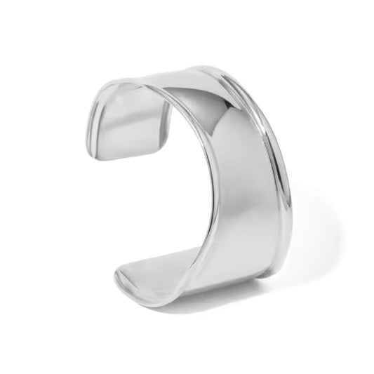Cruz Silver Cuff Bracelet