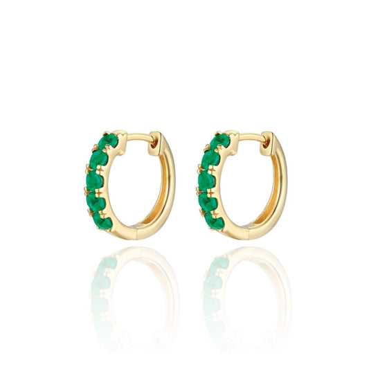 Kelly CZ Hoop Earrings