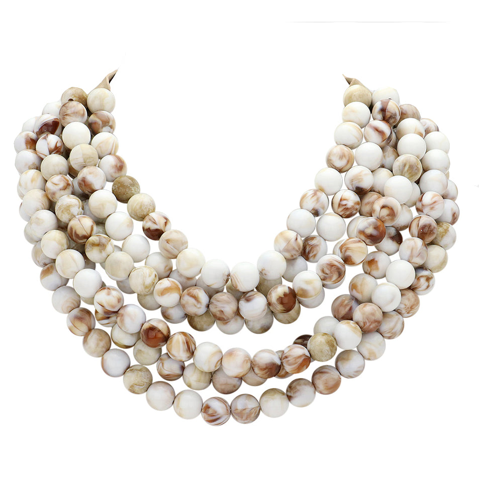 Phoebe Cream Necklace