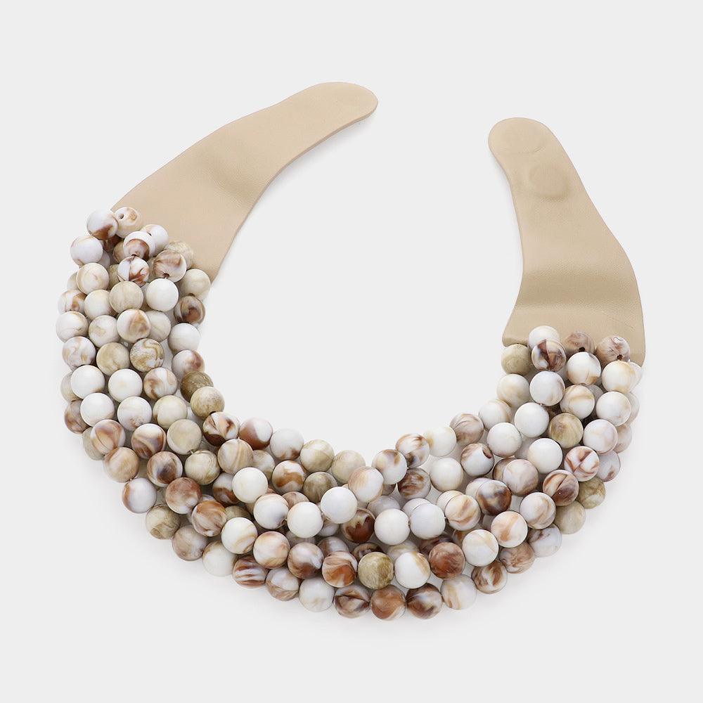 Phoebe Cream Necklace