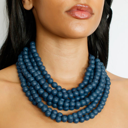 Phoebe Denim Necklace