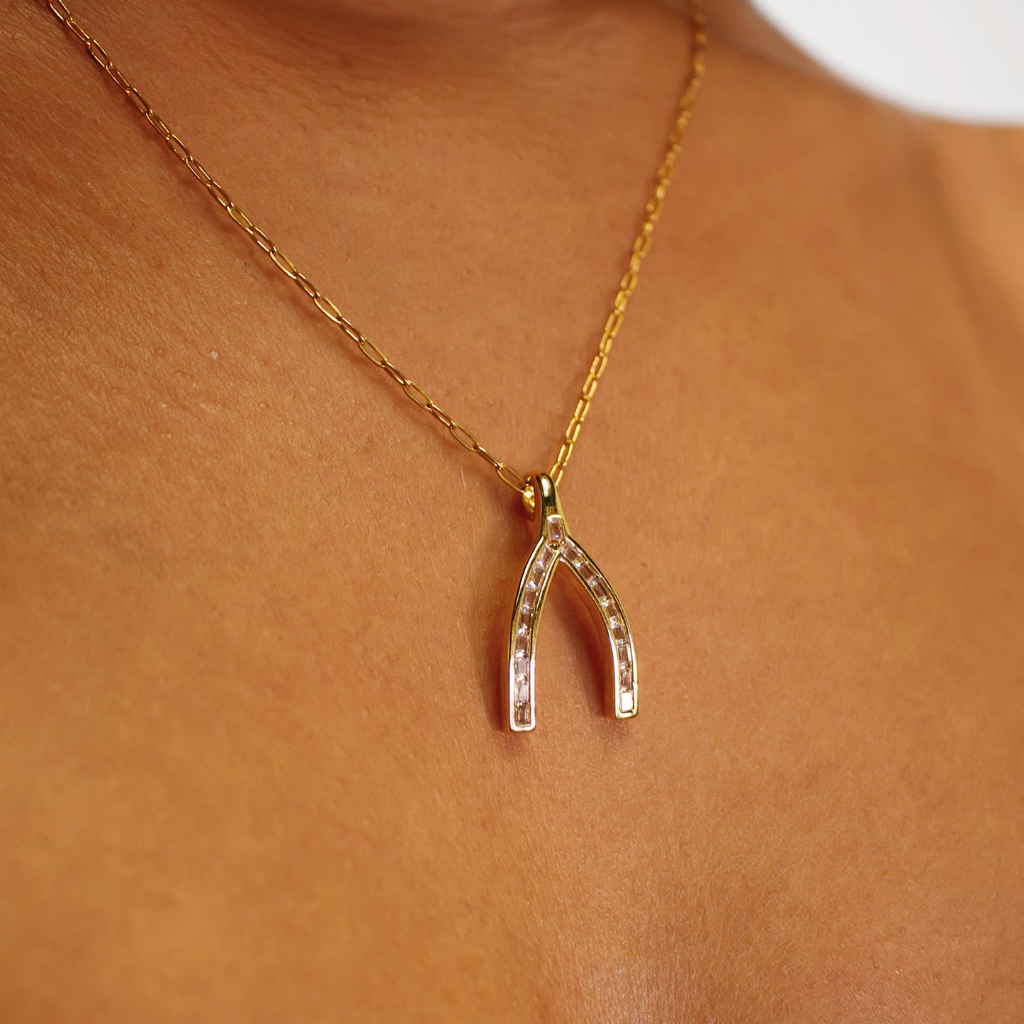 Nellie Wishbone Necklace