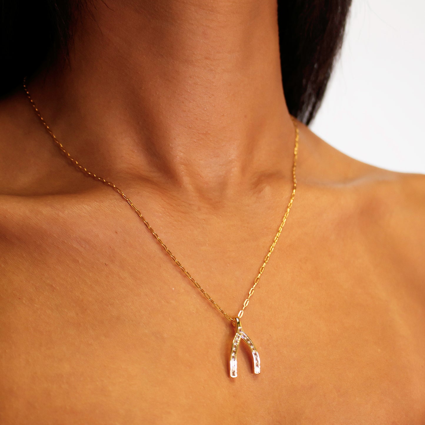 Nellie Wishbone Necklace