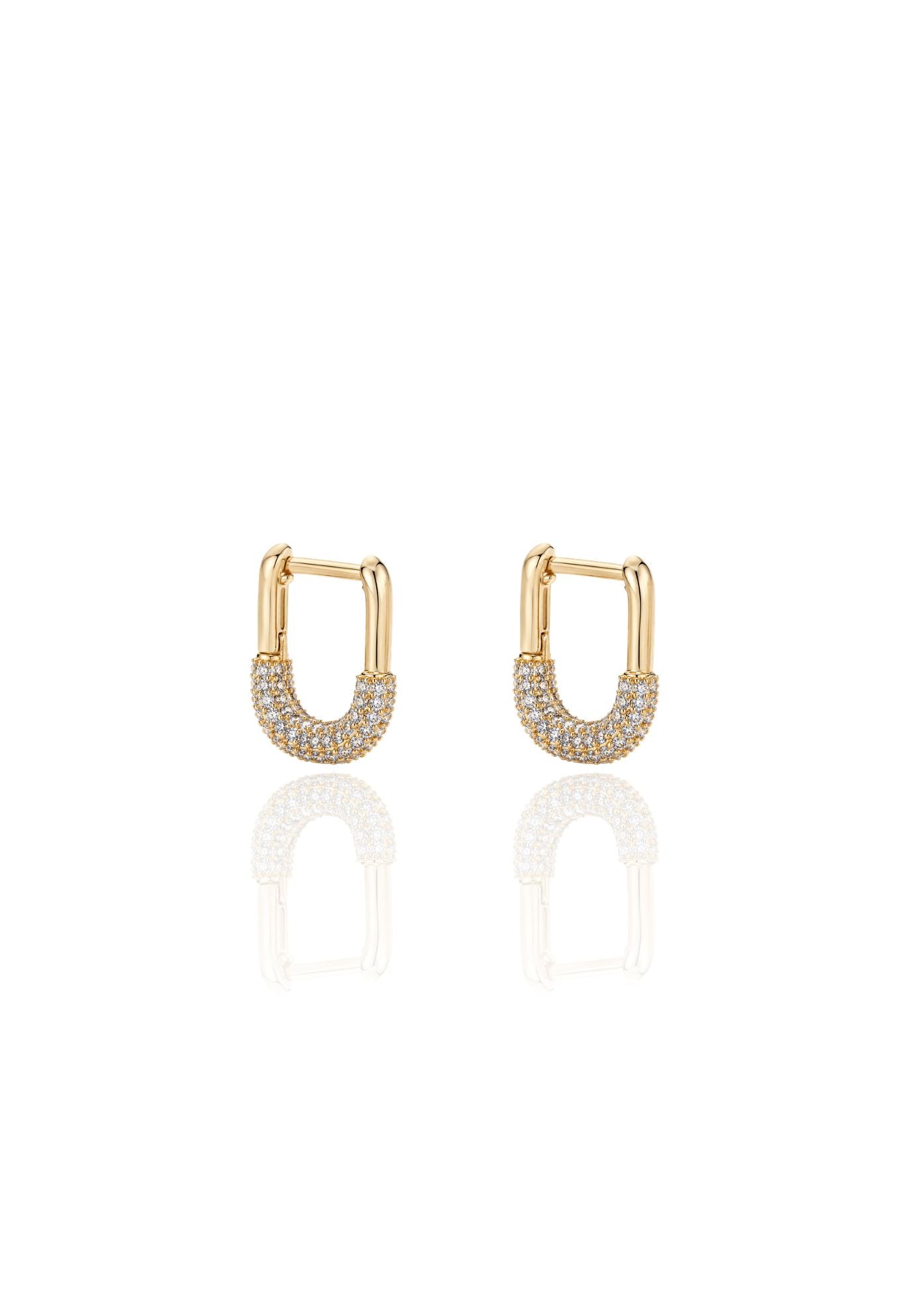 Lola CZ Huggie Earrings