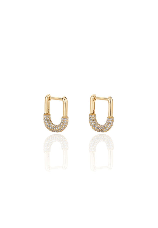 Lola CZ Huggie Earrings