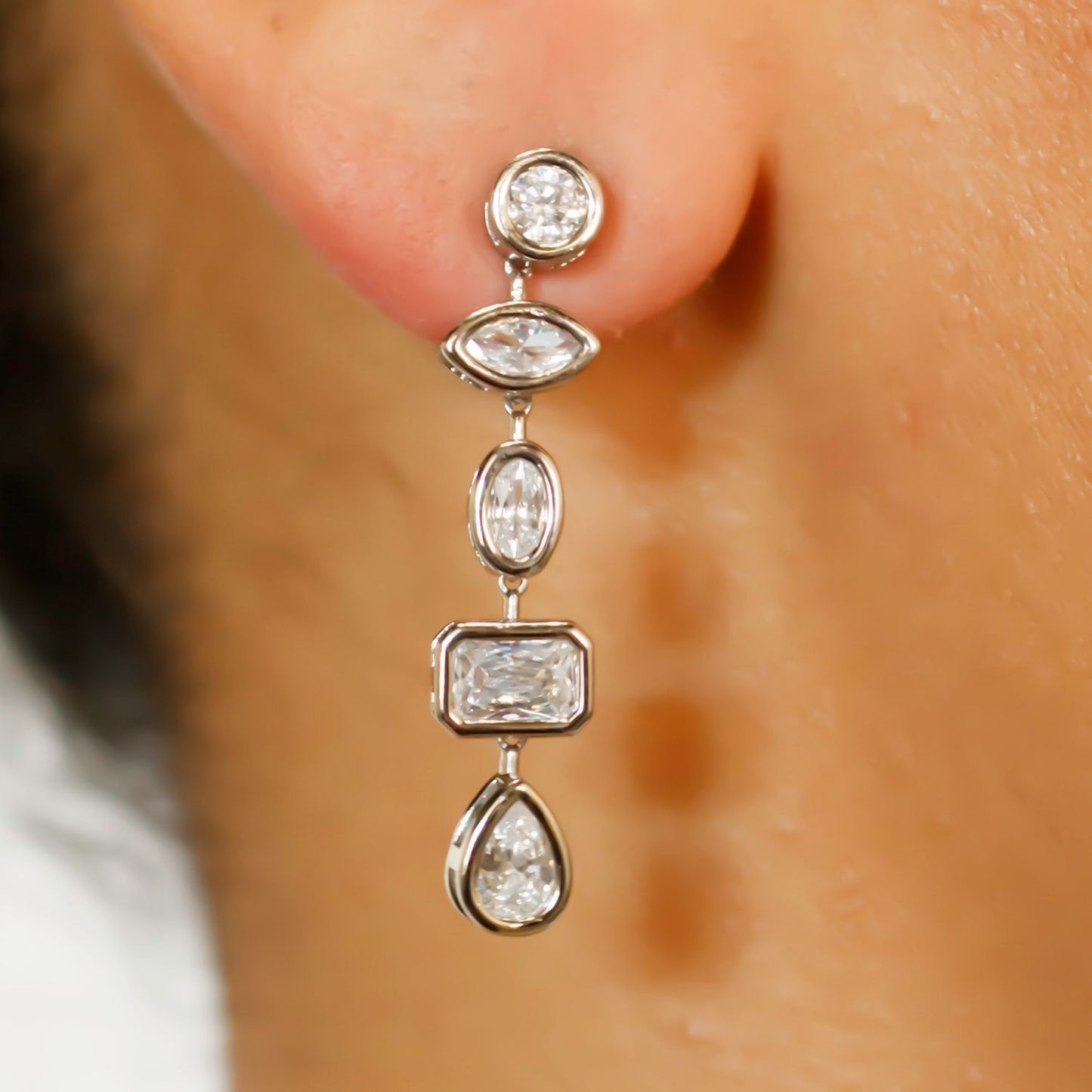 The Vic Silver Earrings