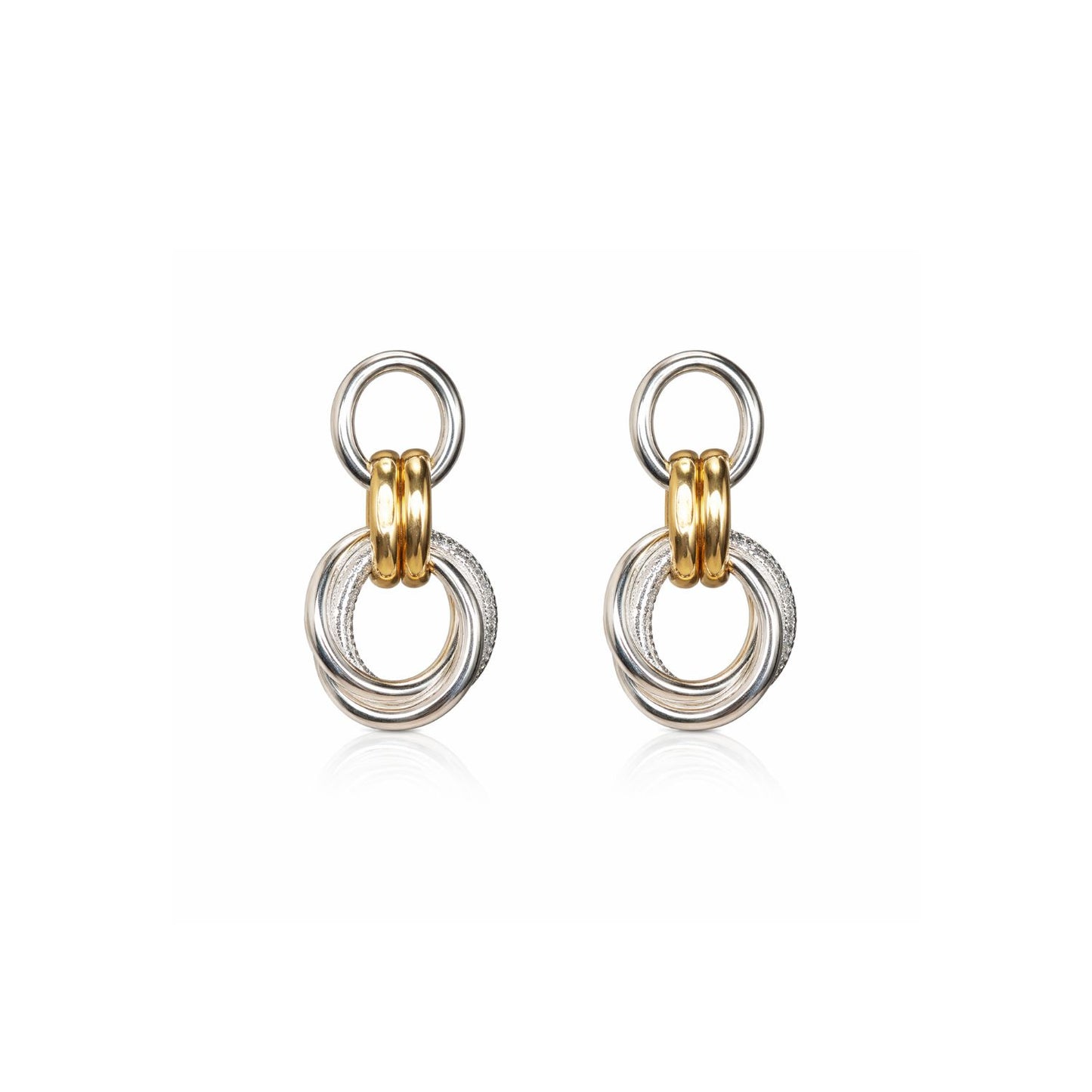 Marley Two-Tone Earrings