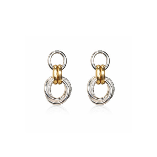 Marley Two-Tone Earrings