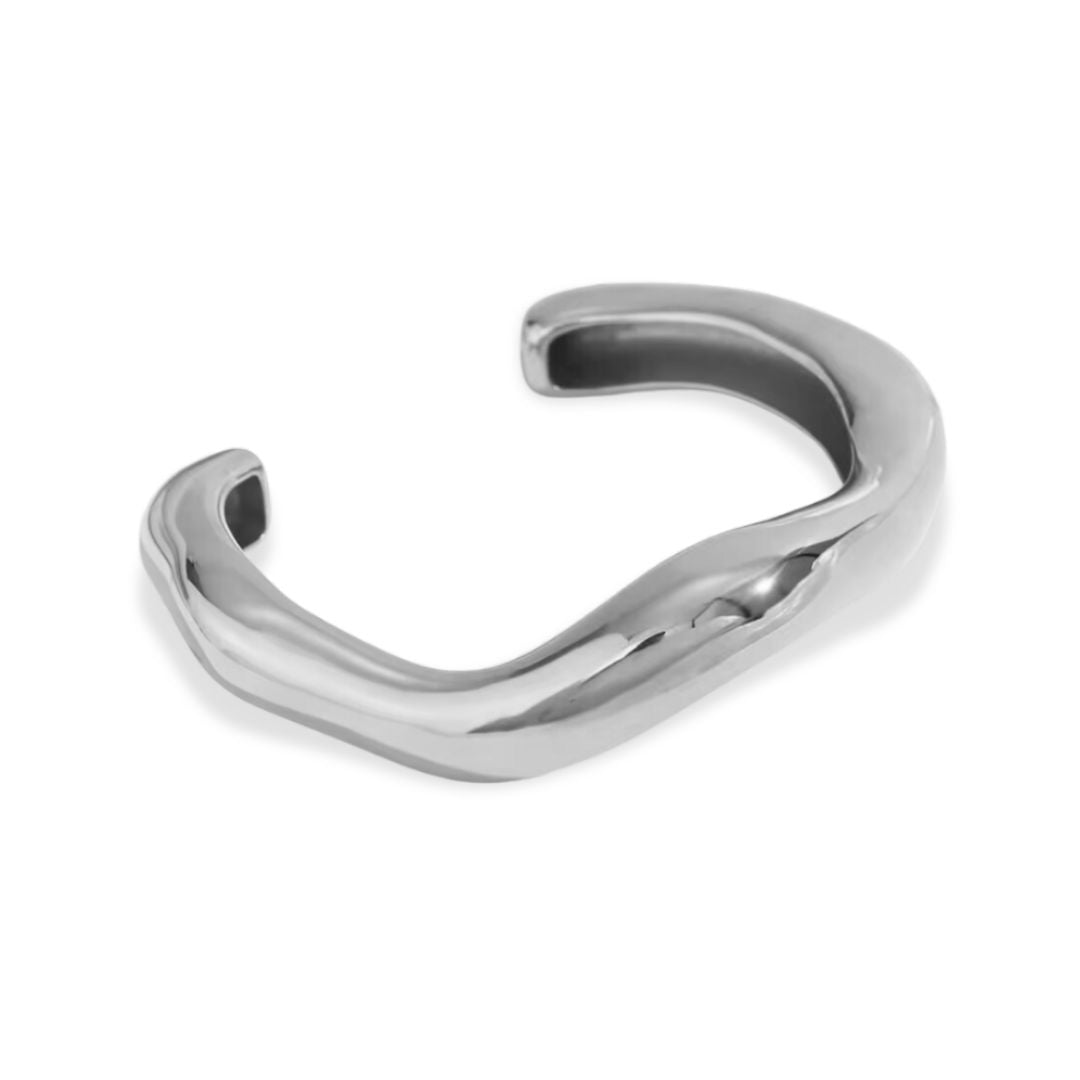 Flo Cuff Silver Bracelet