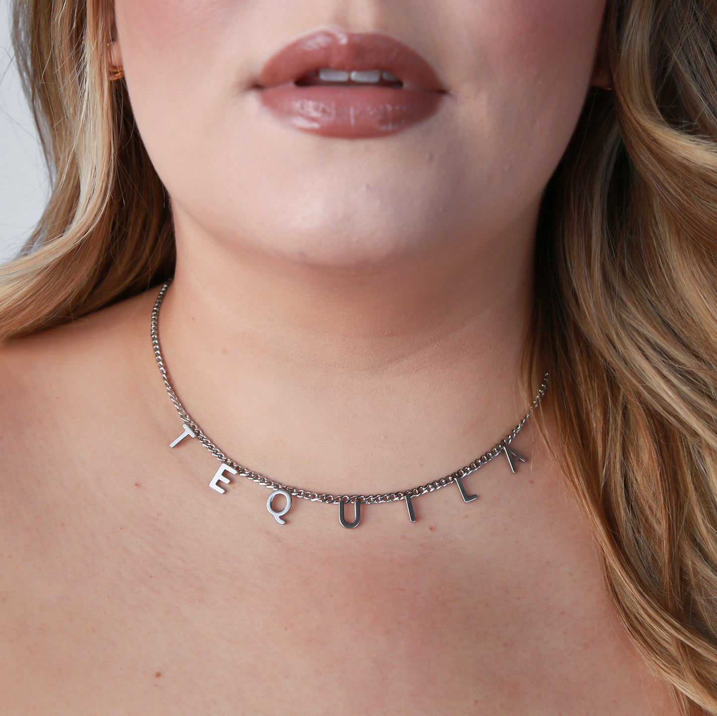 Tequila Silver Necklace